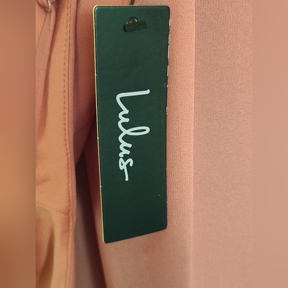 NWT - Lulus Dusty Rose Pink Strappy Maxi Dress Size S - Picture 11 of 14